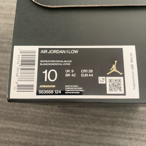 -Jordan 1 Low (Game Royal) - Picture 4 of 4